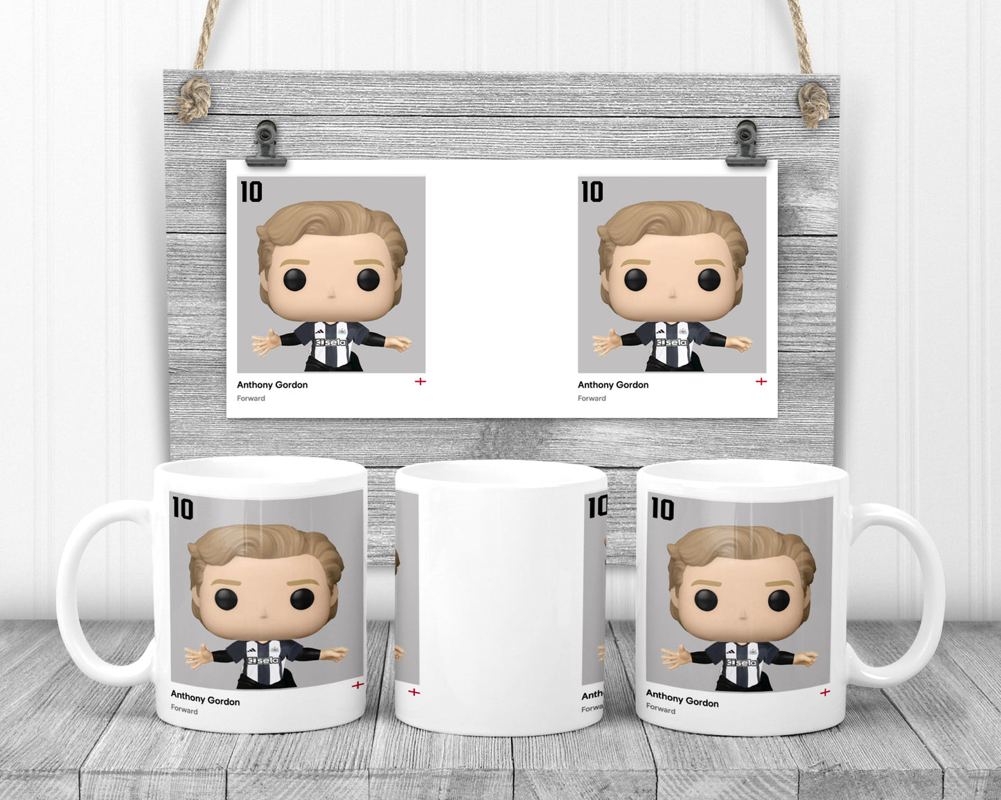 Anthony Gordon Pop Style Player Card Mug