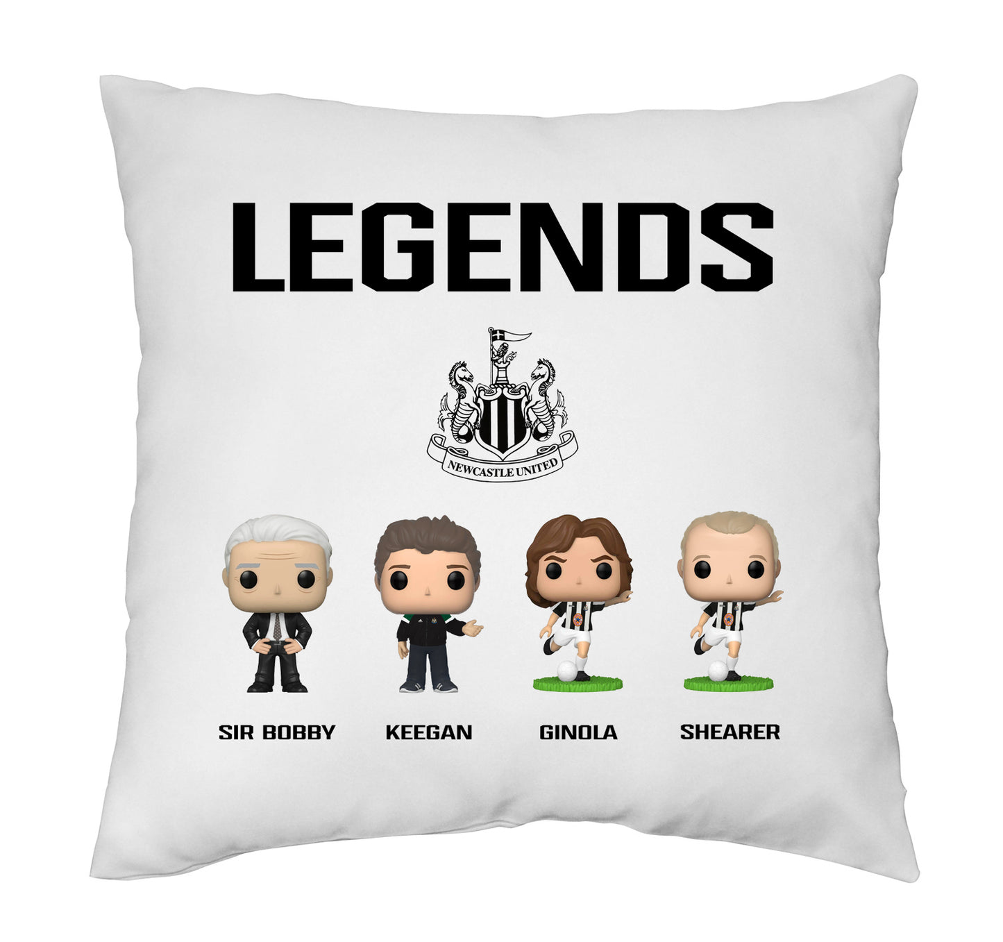 Newcastle United Legends Cushion Cover with Pad
