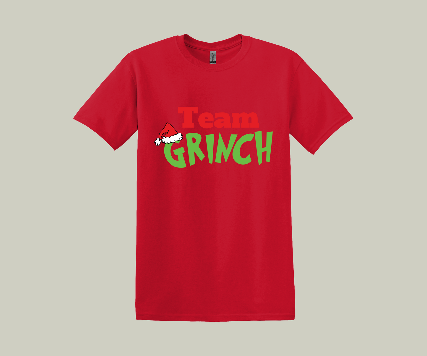 Team Grinch, It's Christmas Funny Printed Novelty T-Shirt