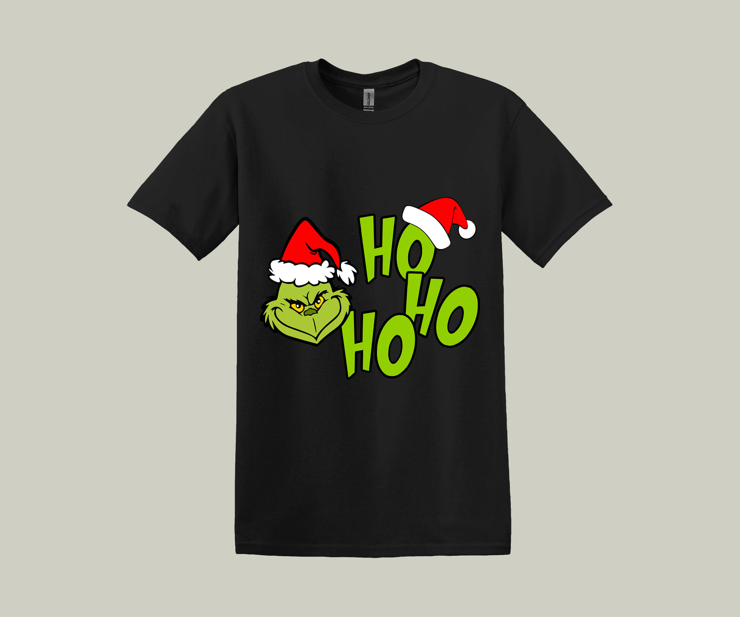 The Grinch Ho Ho Ho, Christmas Funny Printed Novelty T-Shirt