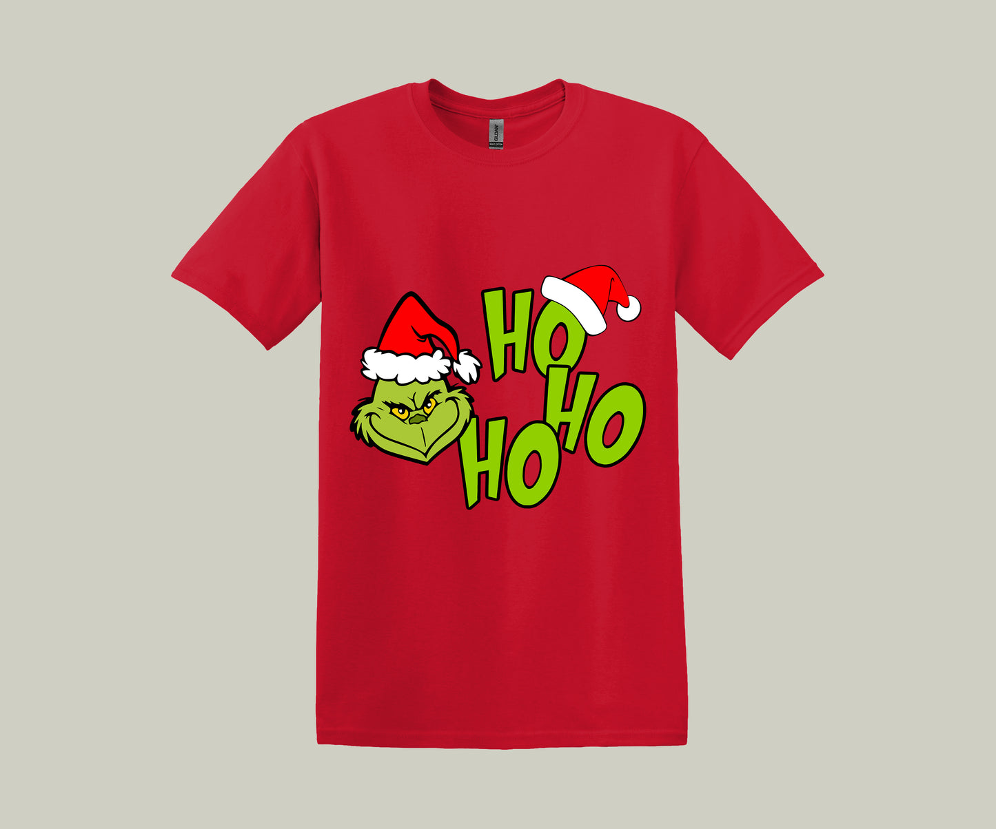 The Grinch Ho Ho Ho, Christmas Funny Printed Novelty T-Shirt