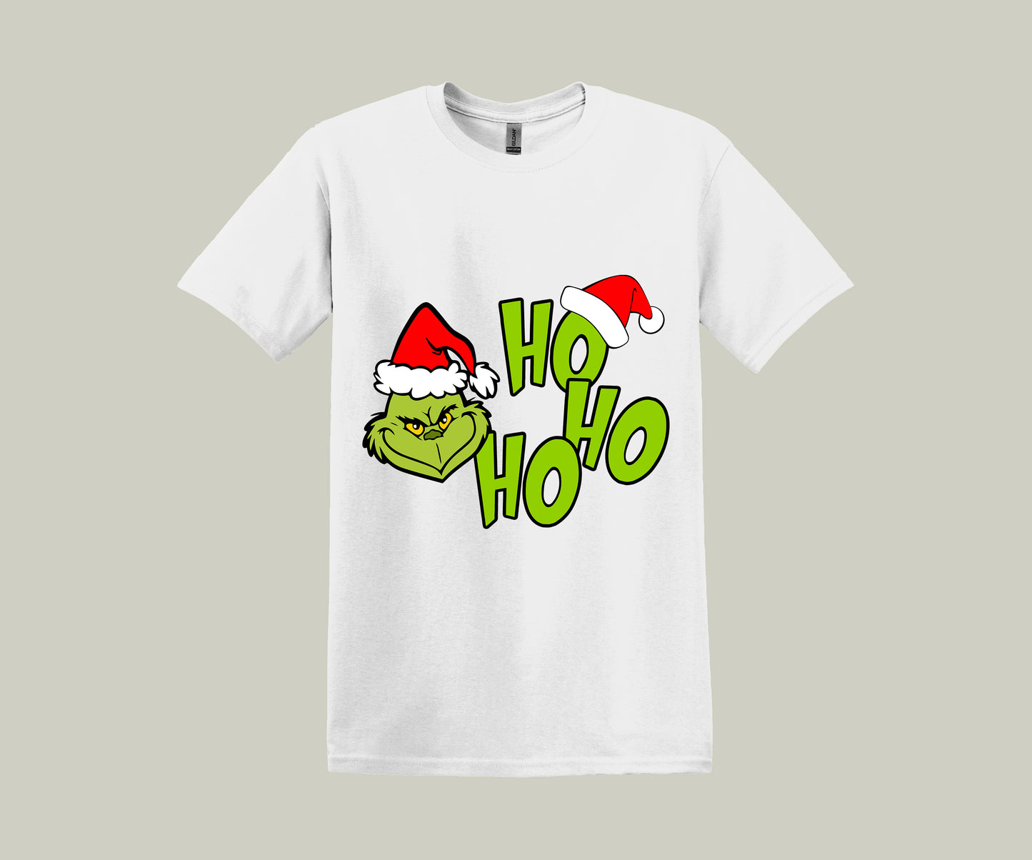 The Grinch Ho Ho Ho, Christmas Funny Printed Novelty T-Shirt