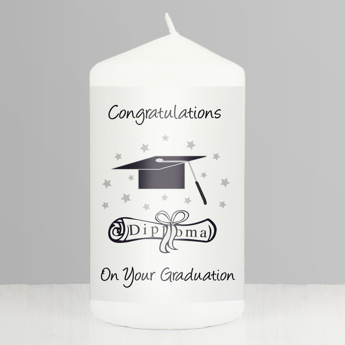 Graduation Pillar Candle