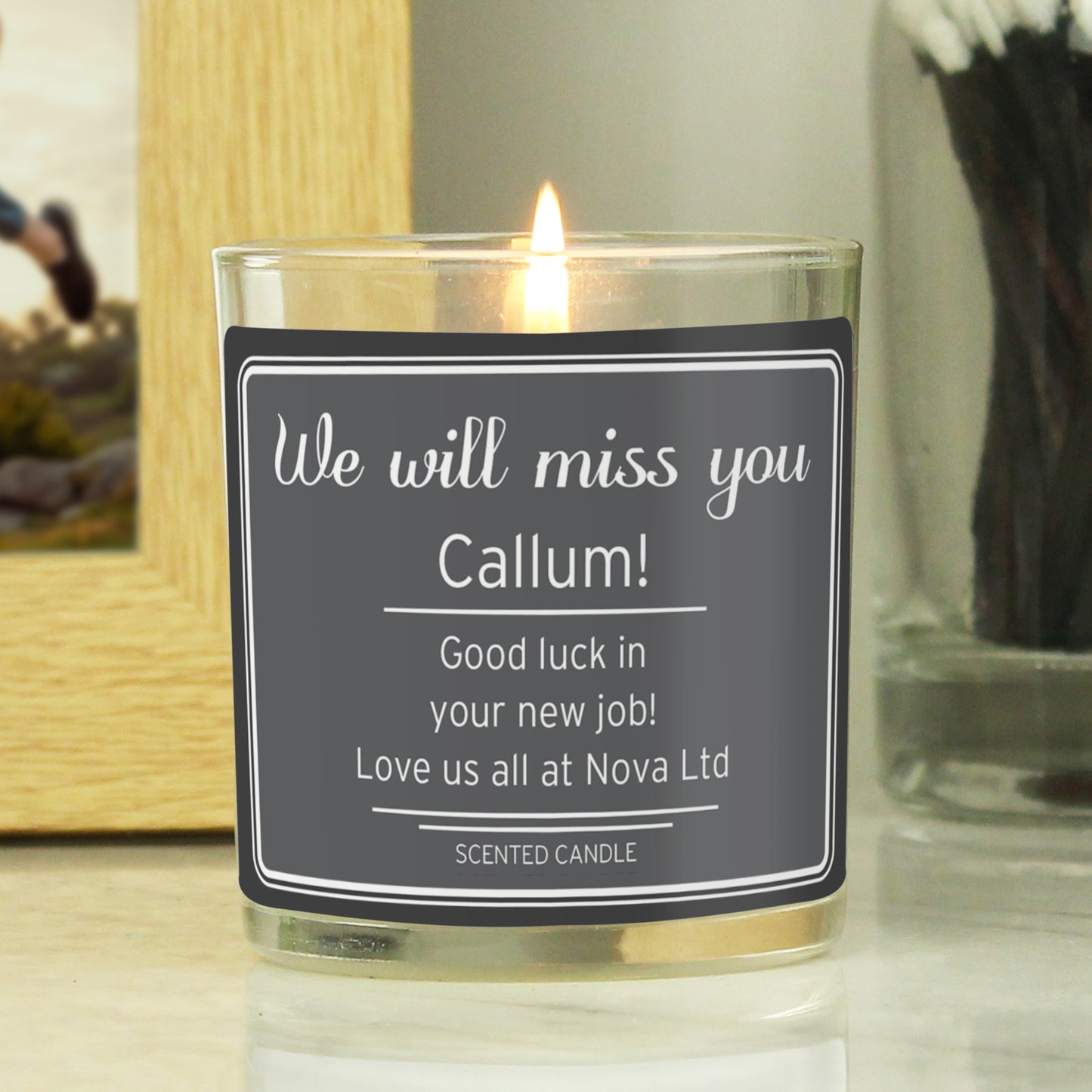 Personalised Classic Scented Jar Candle