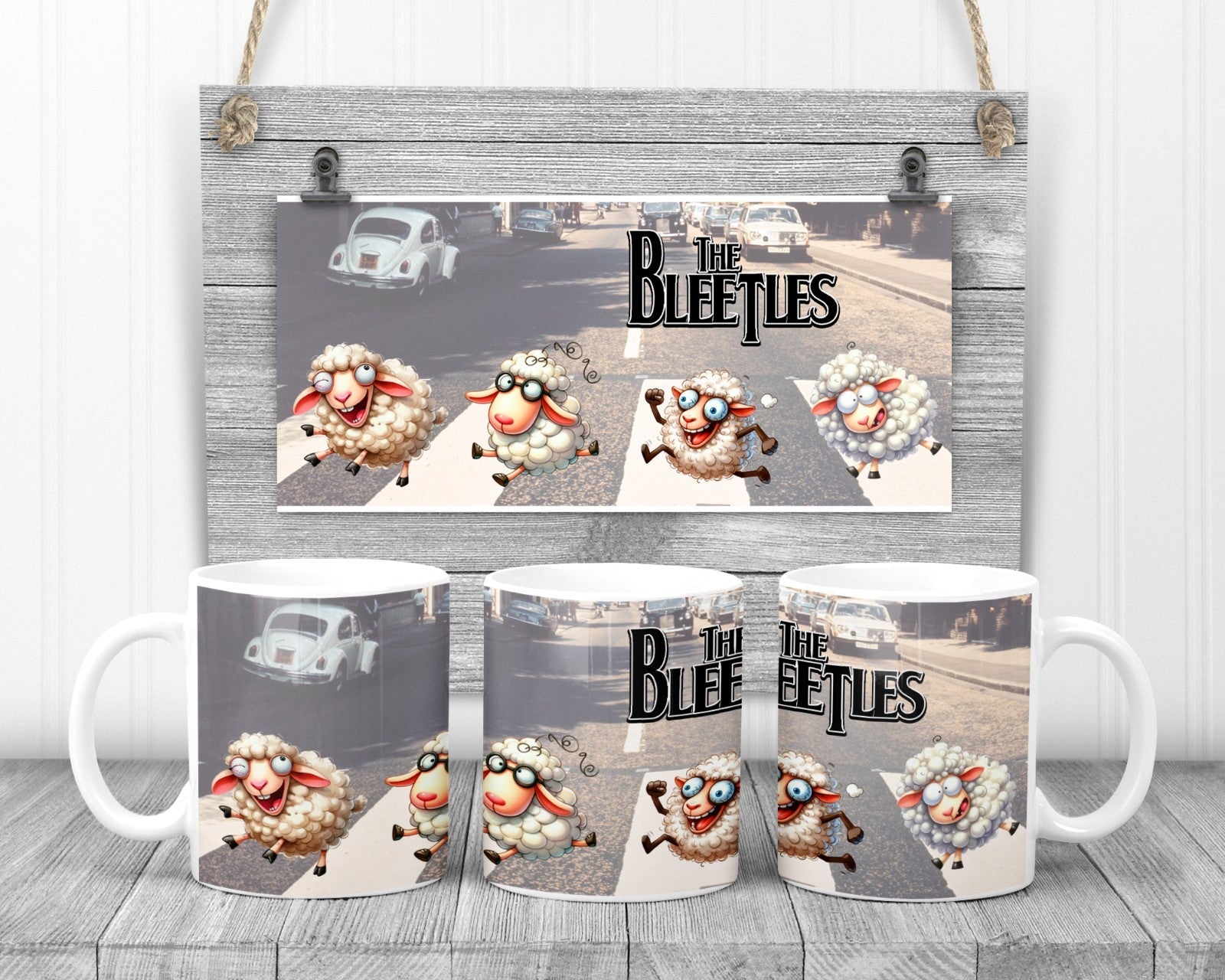 Classic The Bleetles Sheep Just For Ewe Mug, 11oz Ceramic Cup, Sheep Lover Gift
