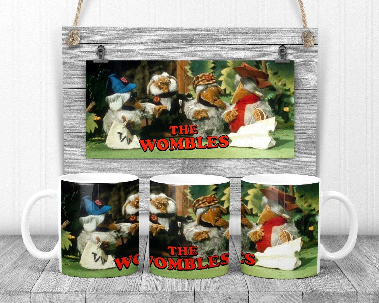 The Wombles Cult TV Show Mug, 11oz Ceramic Cup, Cult TV Gift,