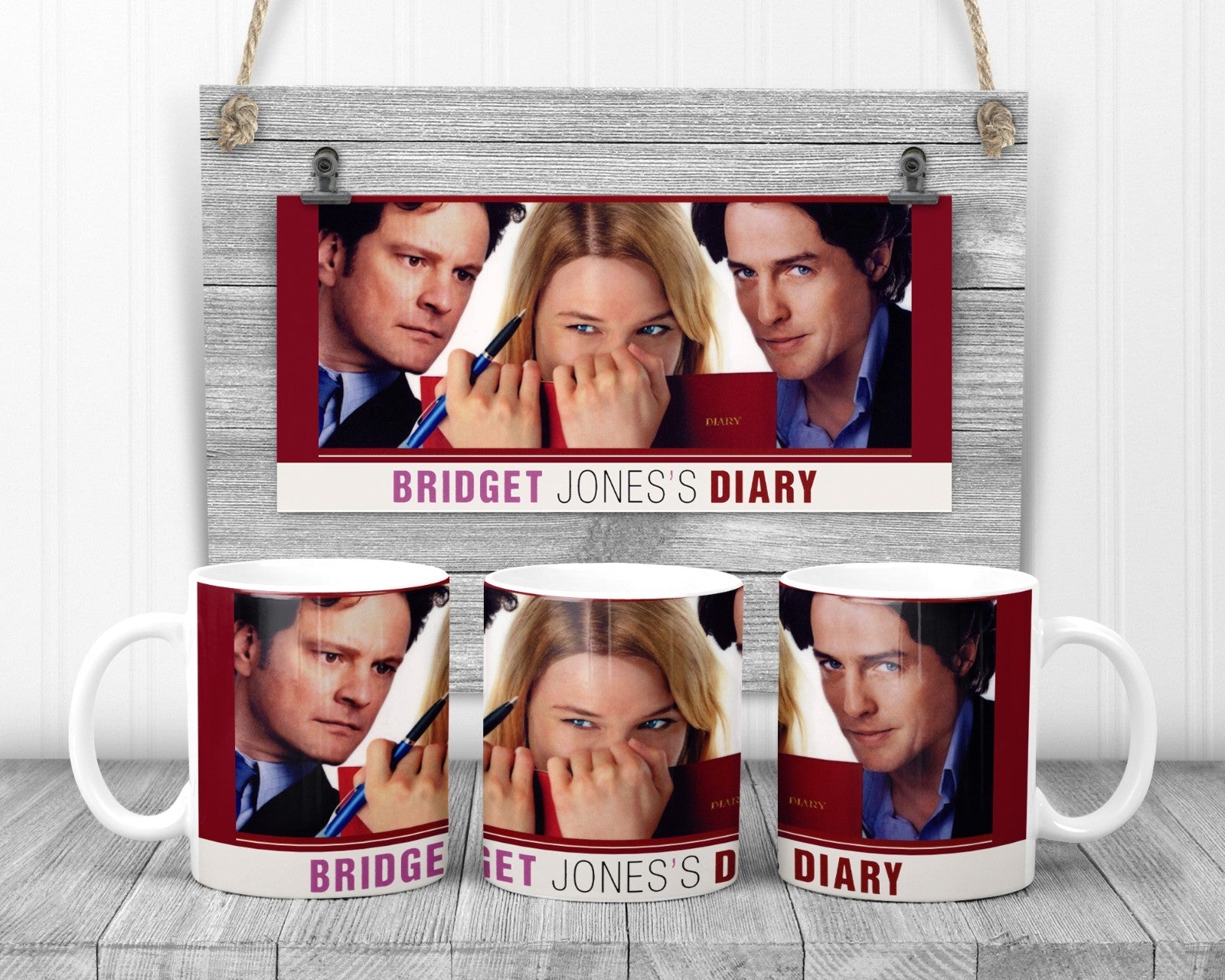 Bridget Jones Mug, 11oz Ceramic Cup, Movie Fan Gift