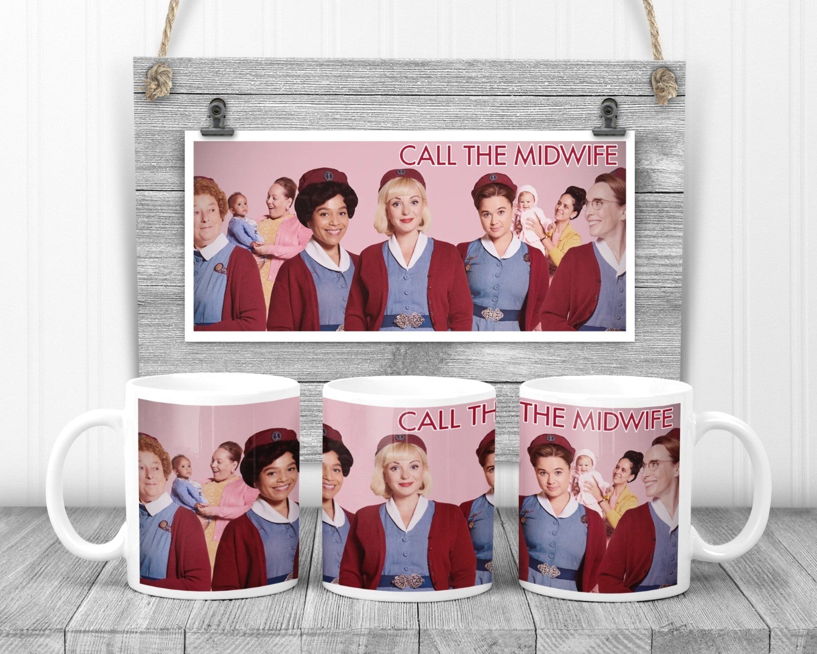 Call The Midwife Mug, 11oz Ceramic Cup, TV Fan Gift