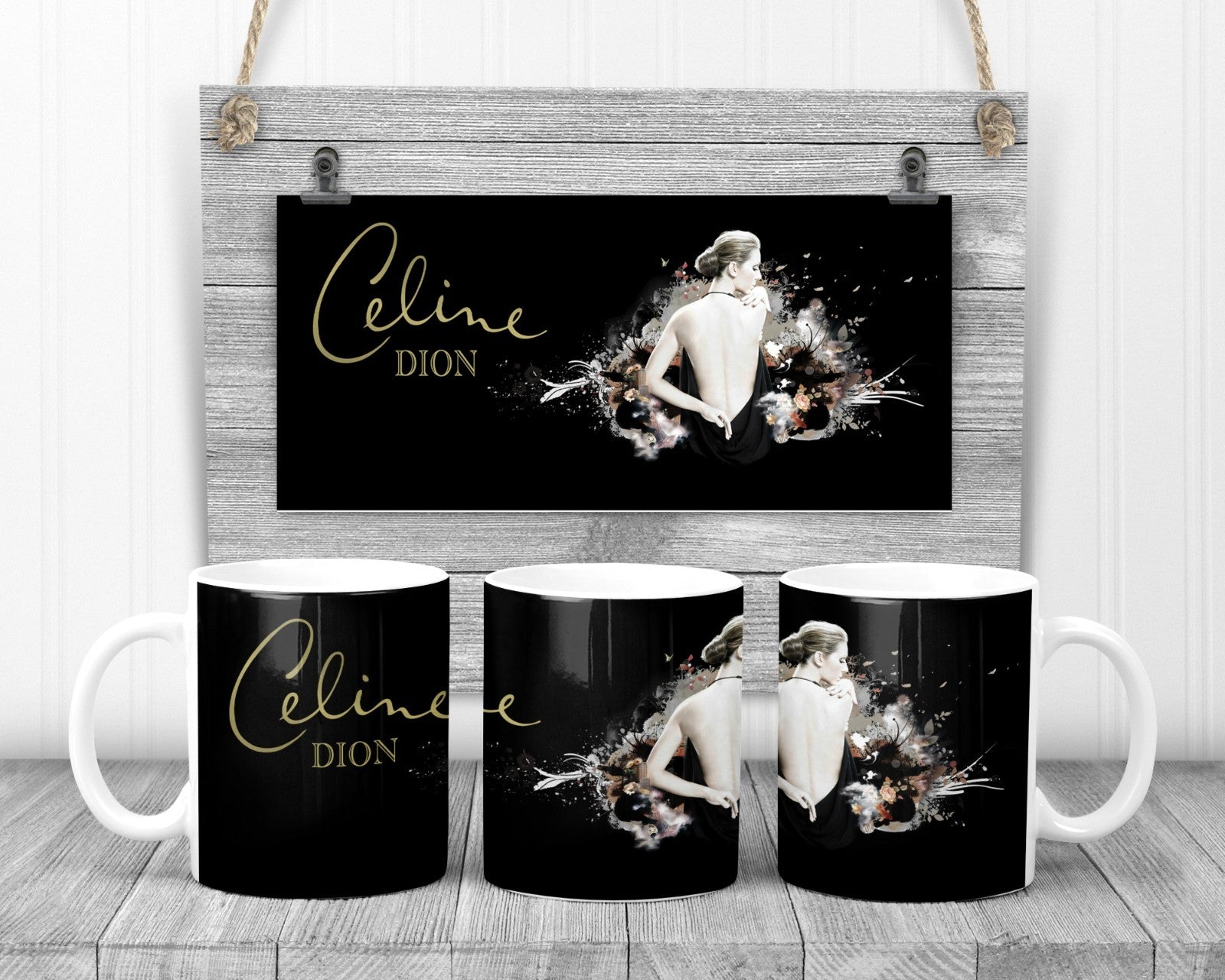 Sensational Celine Dion Mug, 11oz Ceramic Cup, Music Fan Gift
