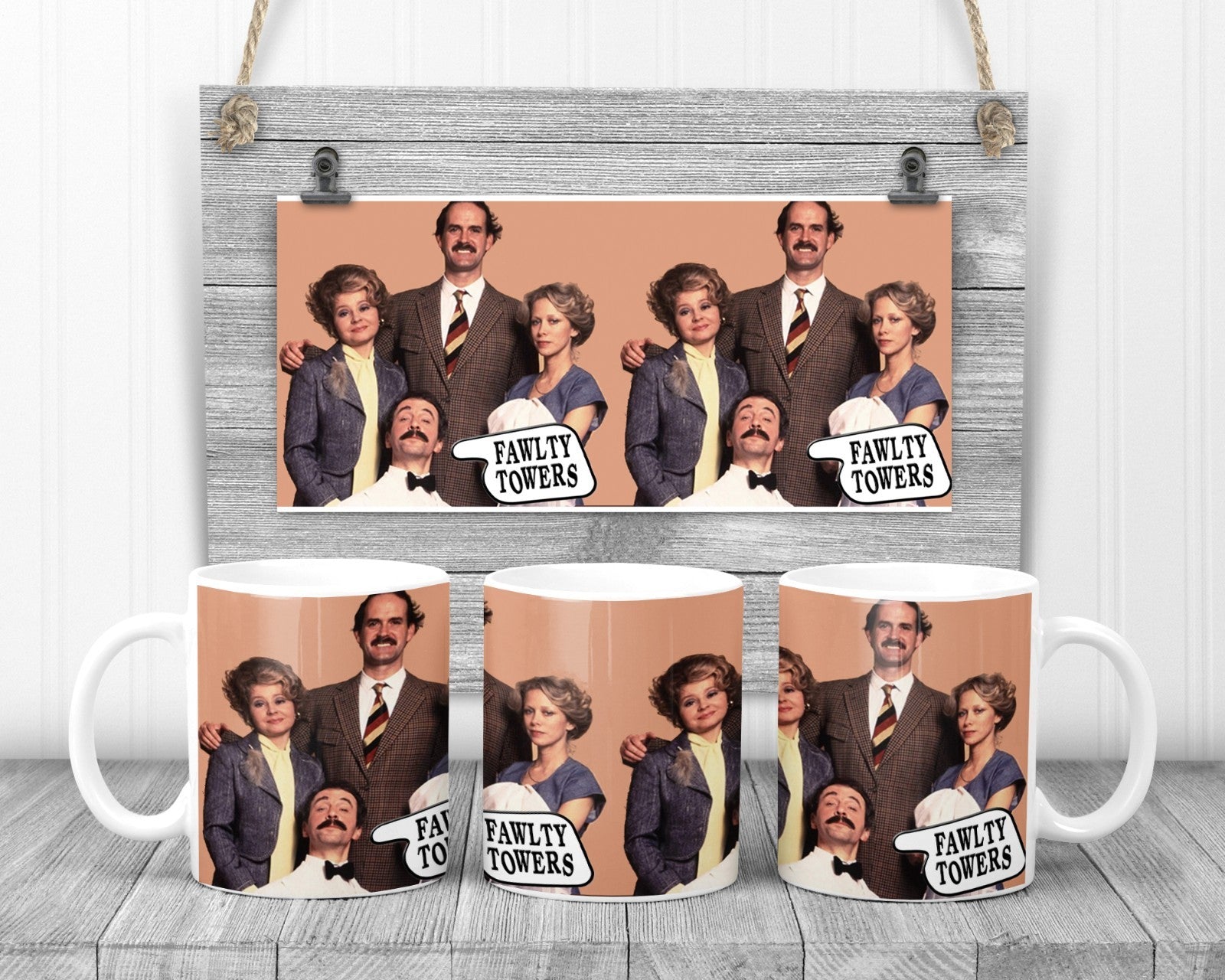Fawlty Towers Comedy Show Mug, 11oz Ceramic Cup,  Comedy TV Gift