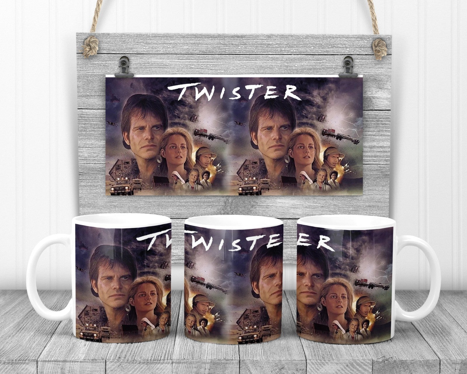 Twister Classic Action Movie Mug, 11oz Ceramic Cup, Movie Gift