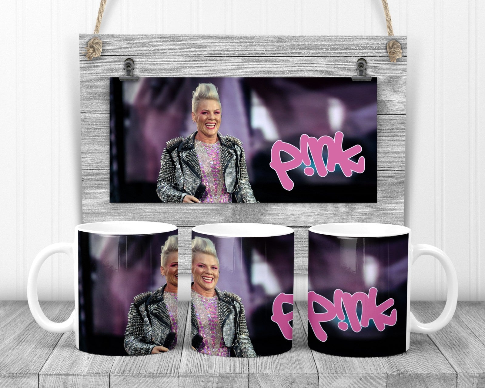 The Fantastic Pop Star Named Pink Mug, 11oz Ceramic Cup, Pop Star Pink Fan Gift,