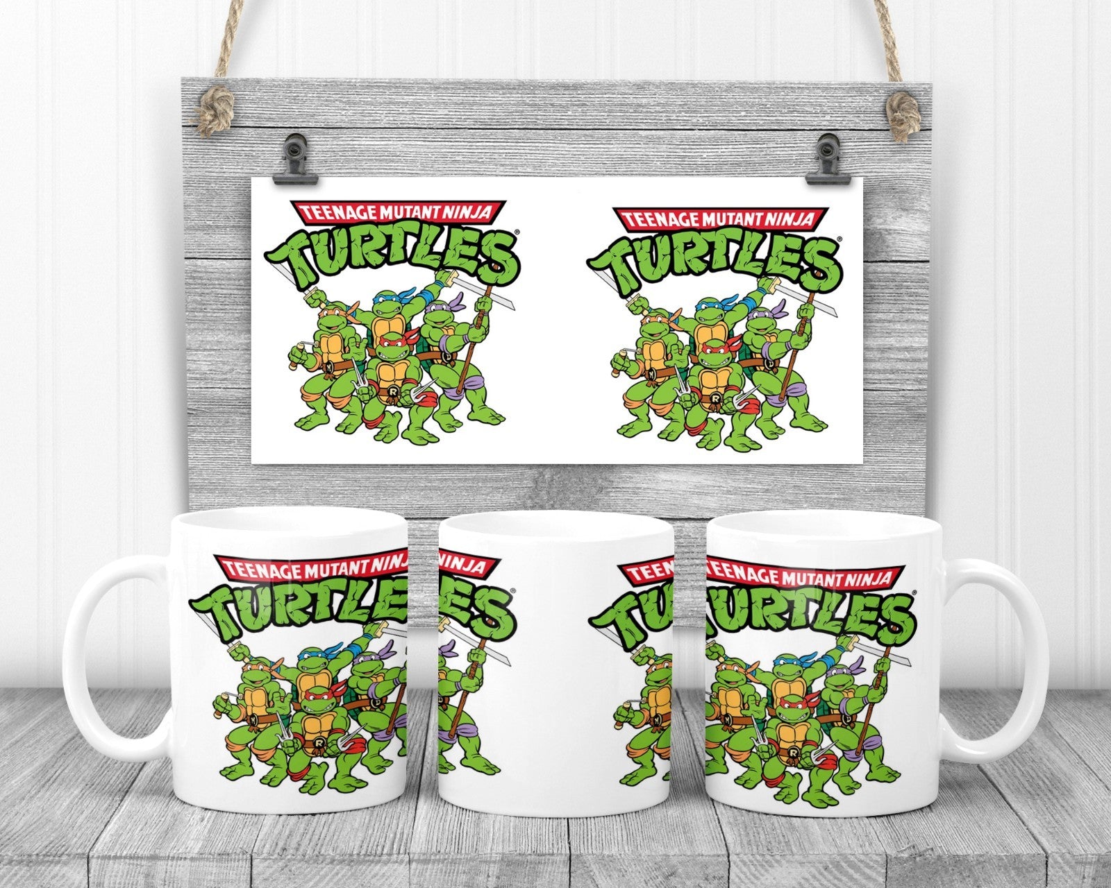 Teenager Mutant Turtles Movie Mug, 11oz Ceramic Cup, Movie Gift