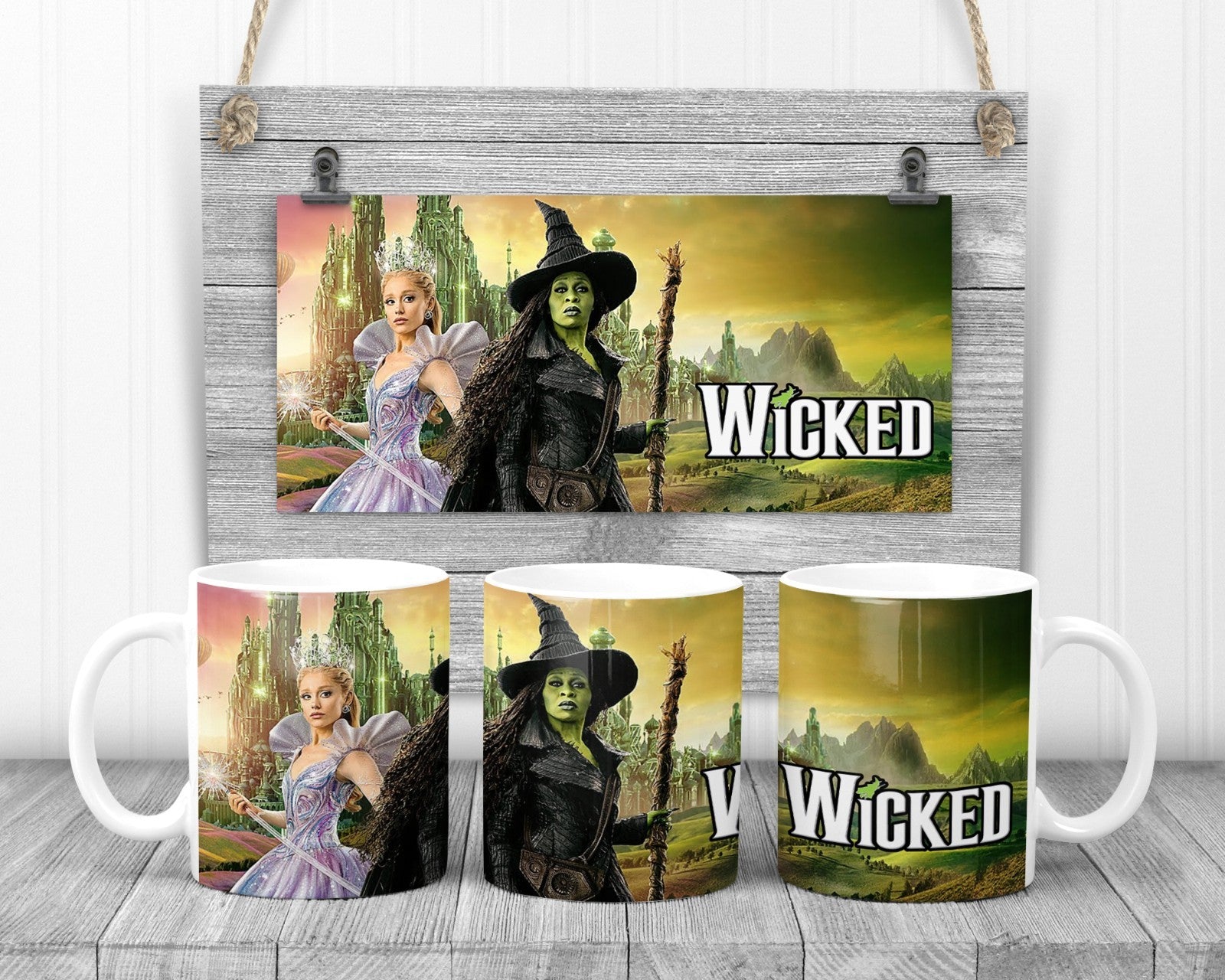 Wicked The Movie Mug, 11oz Ceramic Cup, Movie Fan Gift,