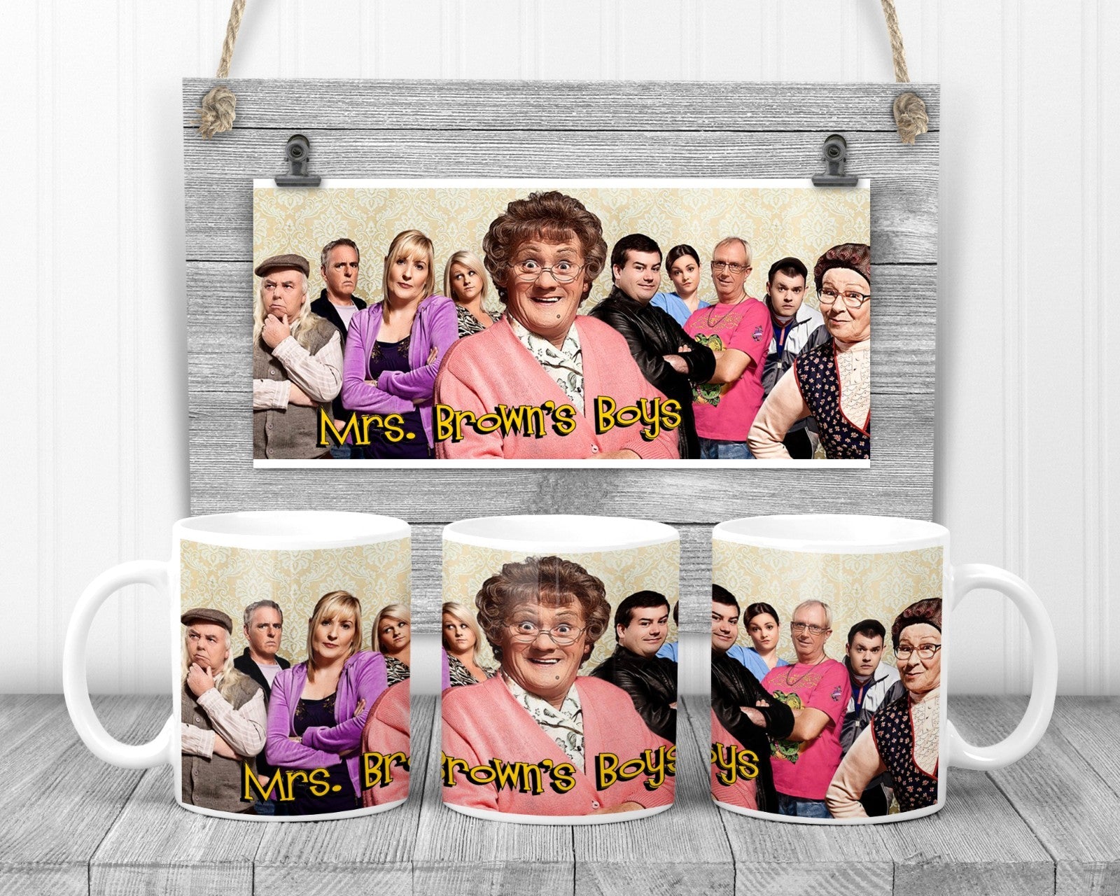Mrs Browns Boys Mug, 11oz Ceramic Cup, Comedy TV Fan Gift