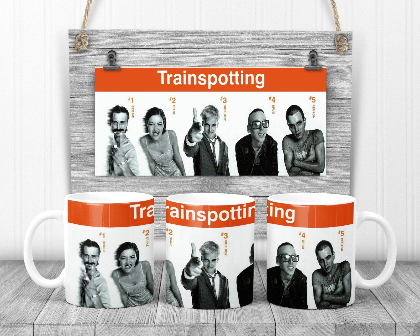 Trainspotting Movie Mug, 11oz Ceramic Cup, Movie Fan Gift