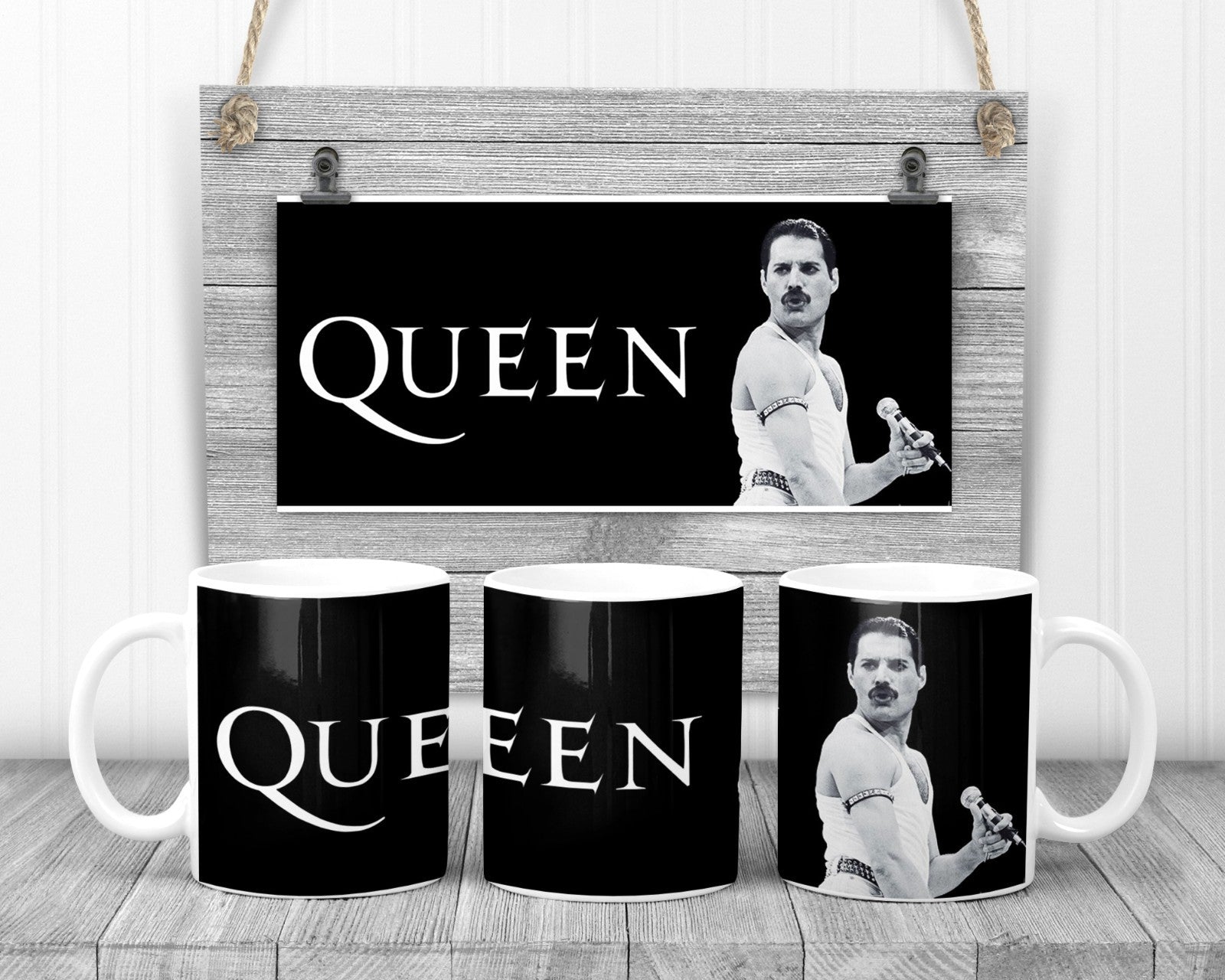 Queen Mug, 11oz Ceramic Cup, Comedy Music Band Fan Gift