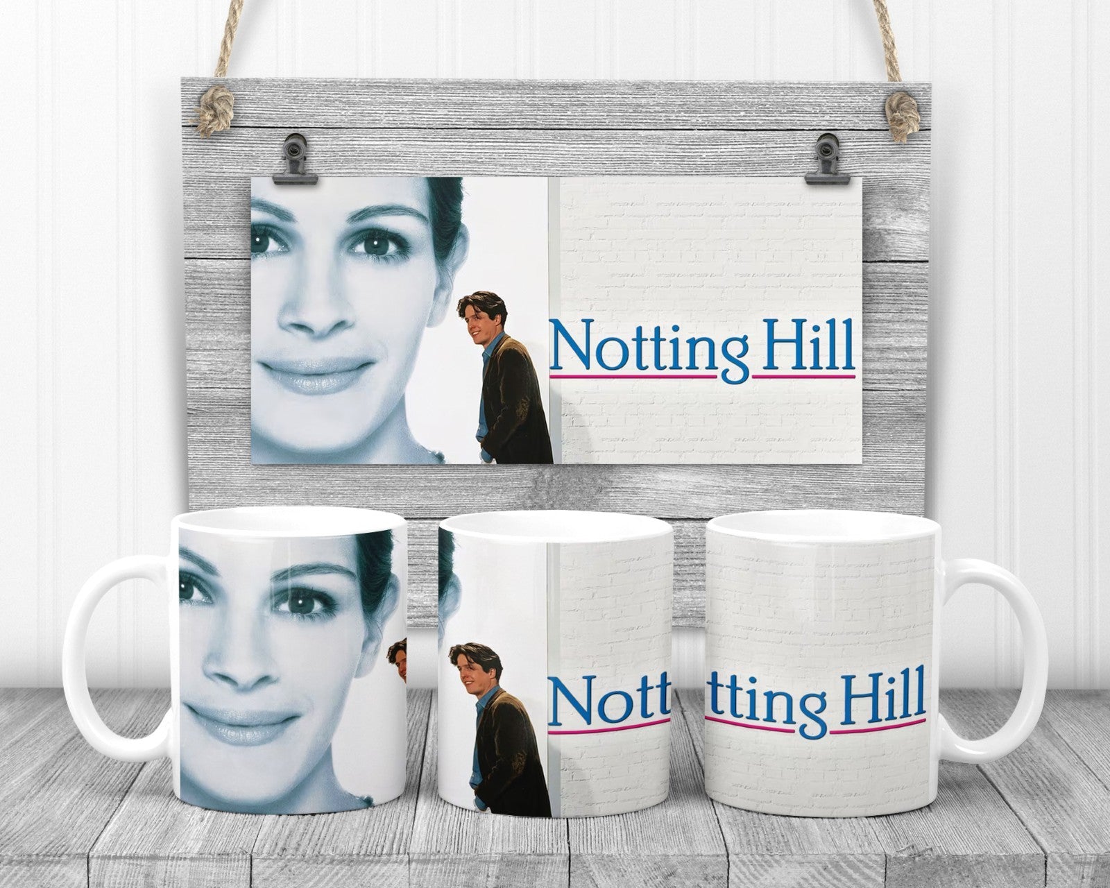 Notting Hill Movie Mug, 11oz Ceramic Cup, Notting Hill Fan Gift