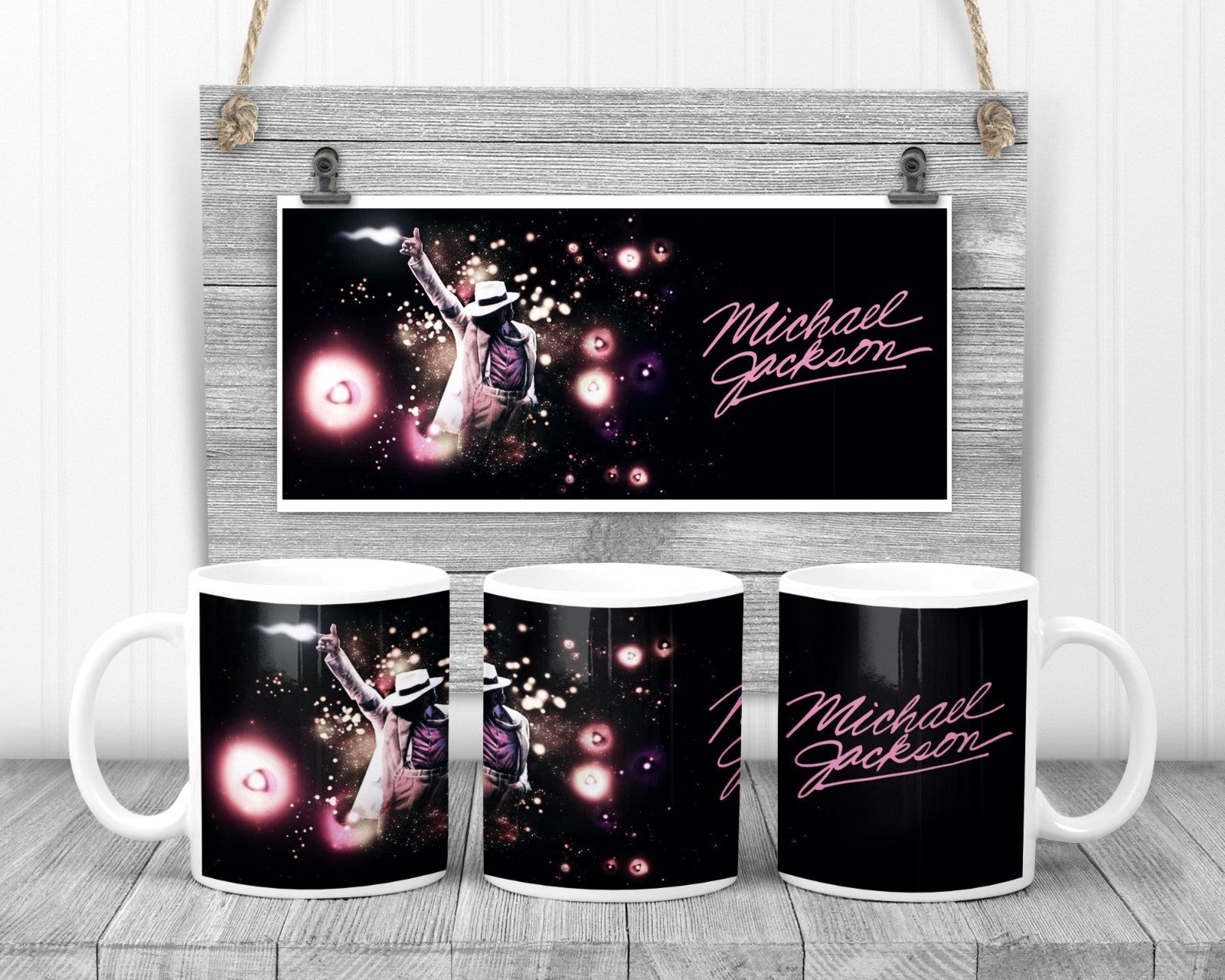 Michael Jackson Mug, 11oz Ceramic Cup, Music Fan Gift