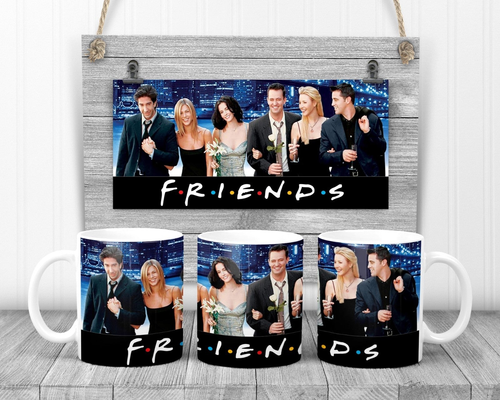 Friends New York Mug, 11oz Ceramic Cup, TV Gift
