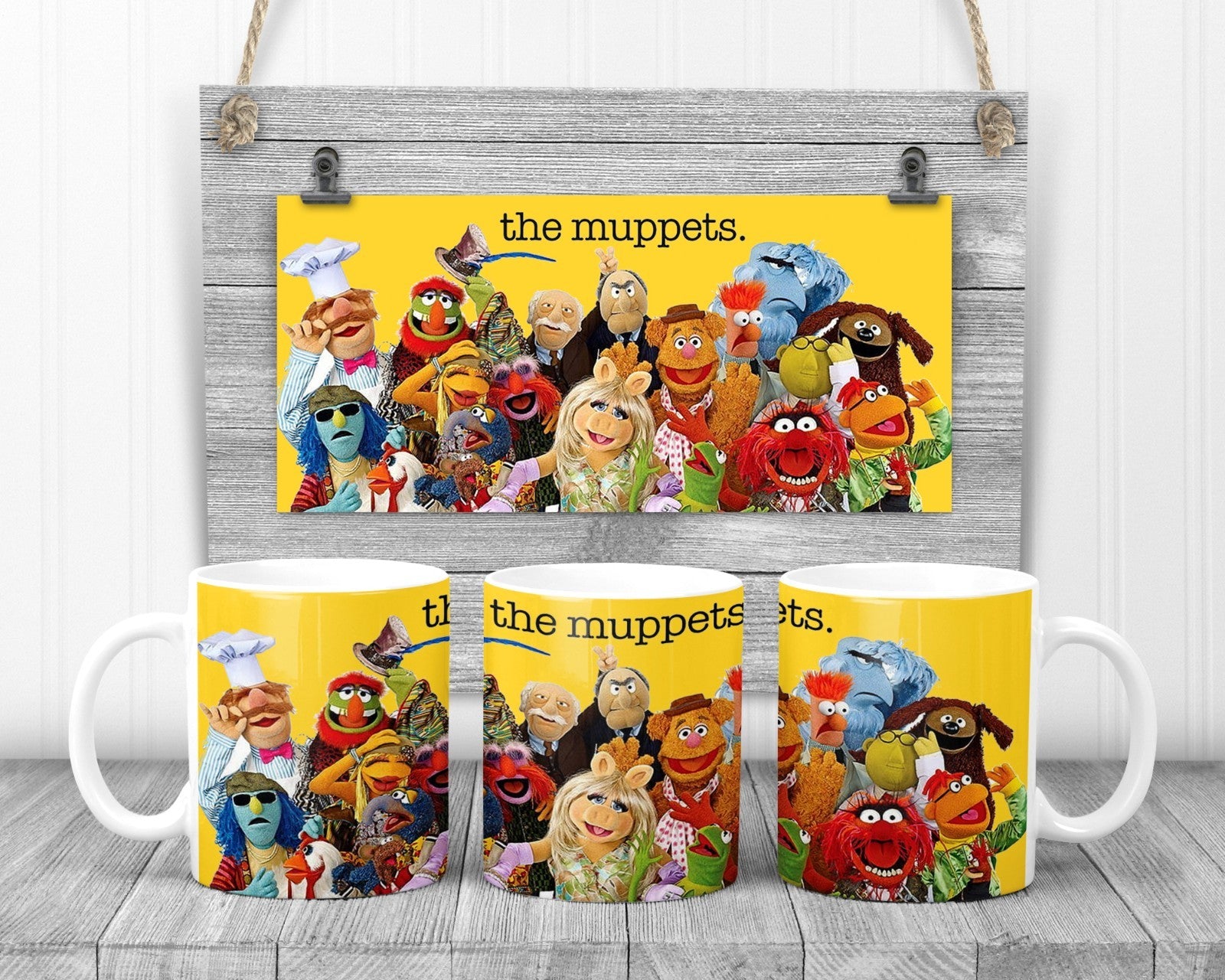 The Muppets Cult TV Show Mug, 11oz Ceramic Cup, Cult TV Gift,