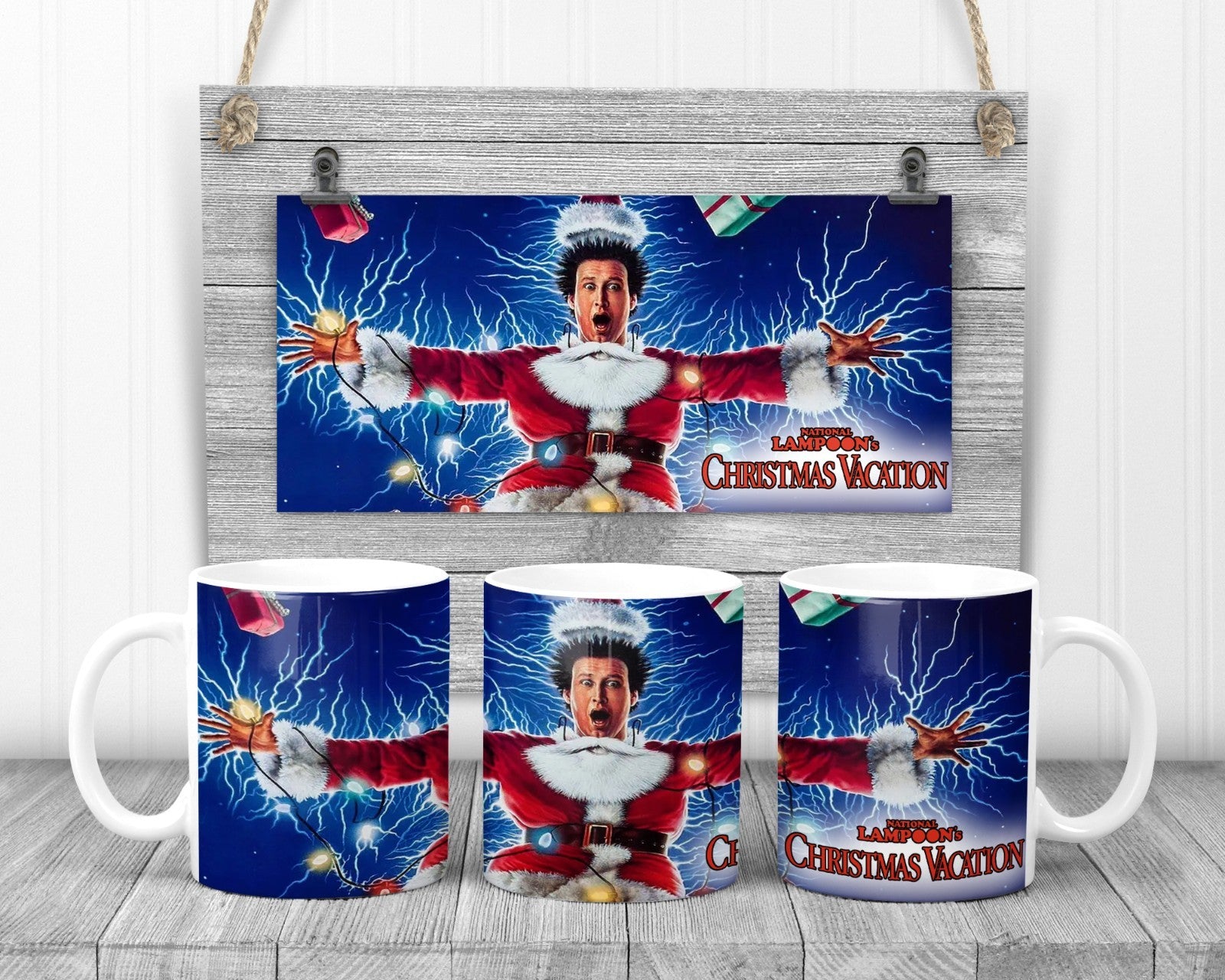 National Lampoons Christmas Vacation Mug, 11oz Ceramic Cup,  Movie Gift